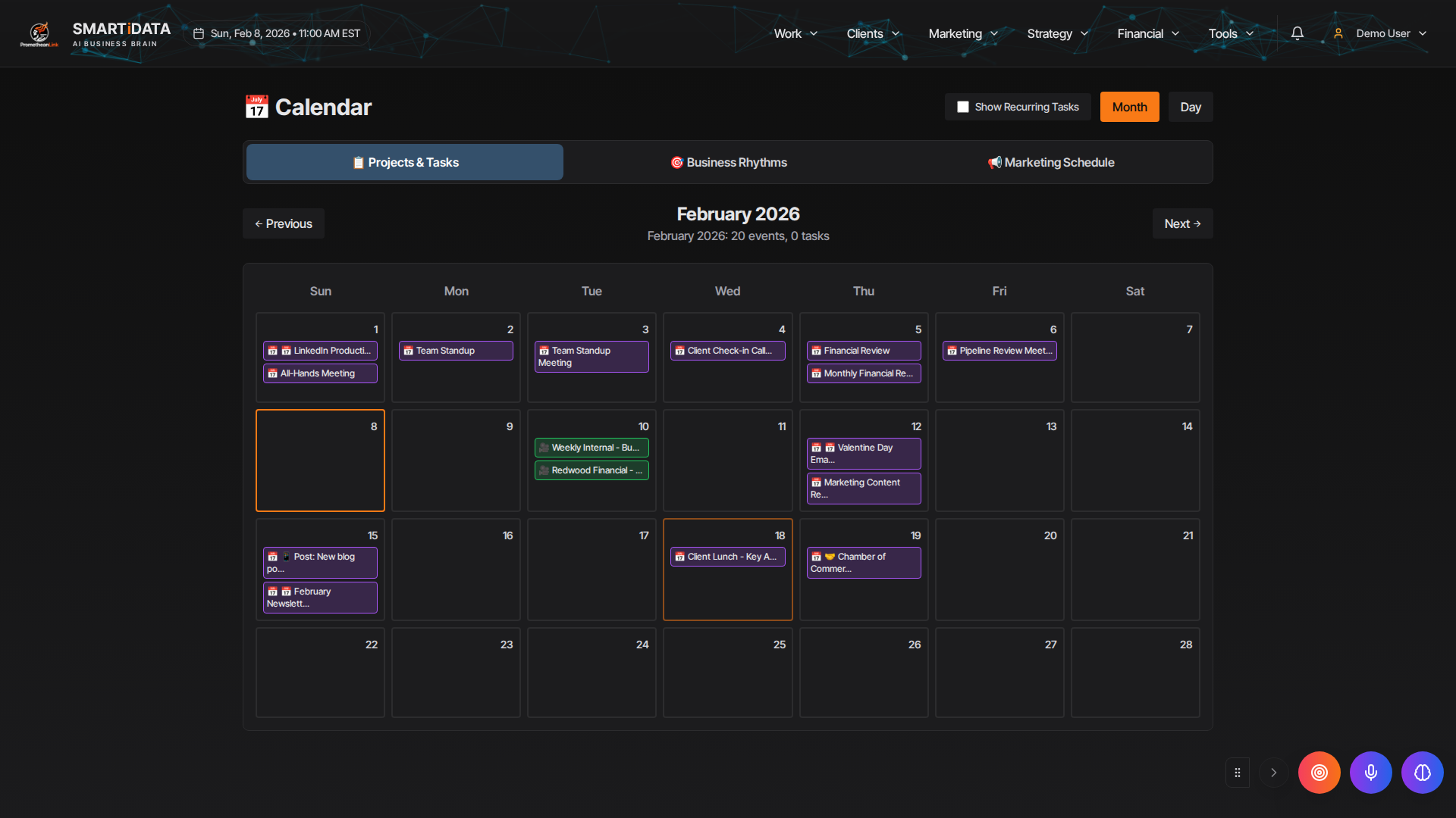Calendar & Scheduling